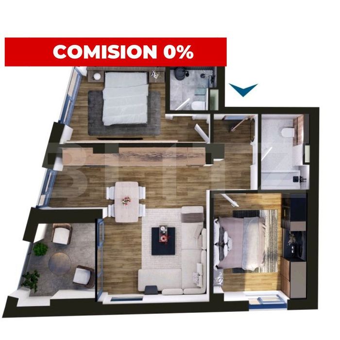Стан, 69 m²