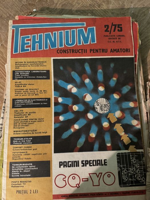 Reviste Tehnium - pentru colectionari