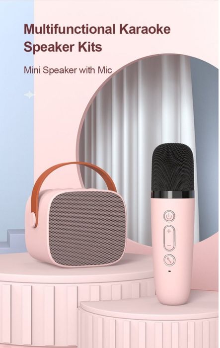 K1 A1 bluetooth mini koroke kolonka mikrofonli kolonka