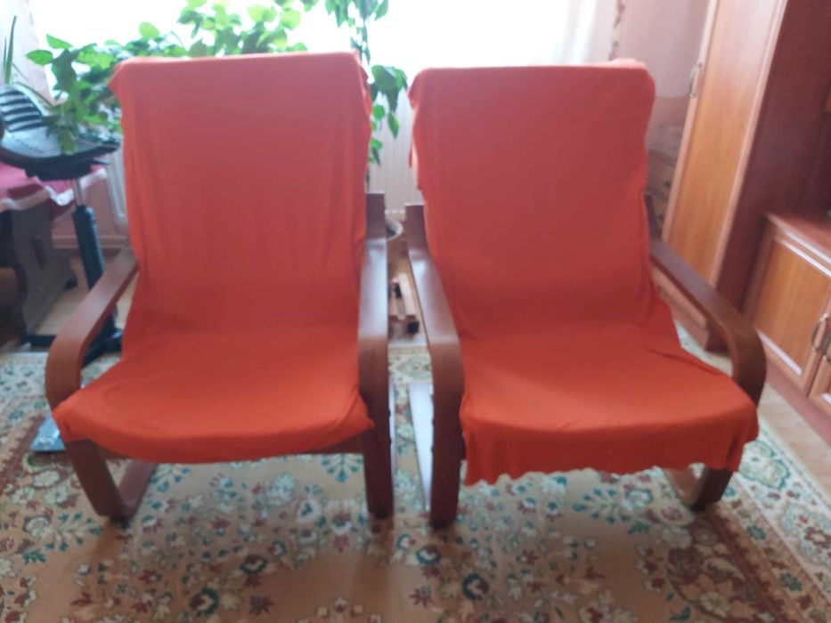 Vand 2 fotolii poang mesteacan