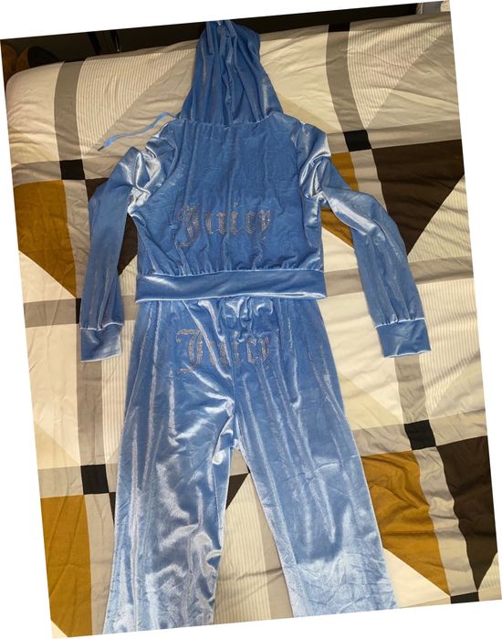 Trening dama din catifea nou Juicy baby blue S