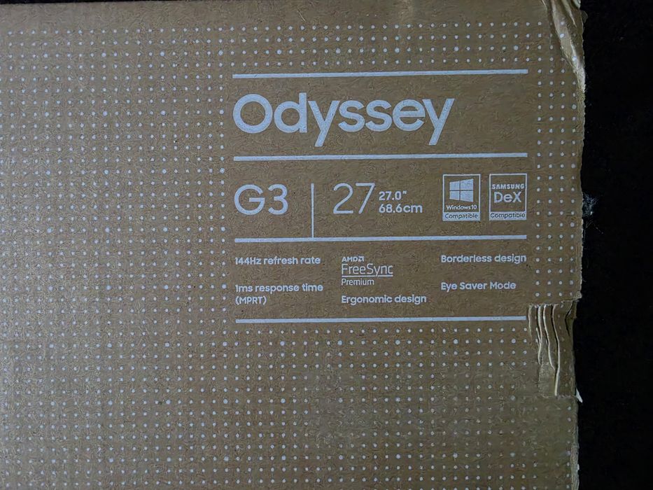 Монитор: Samsung Odyssey G3 27"
