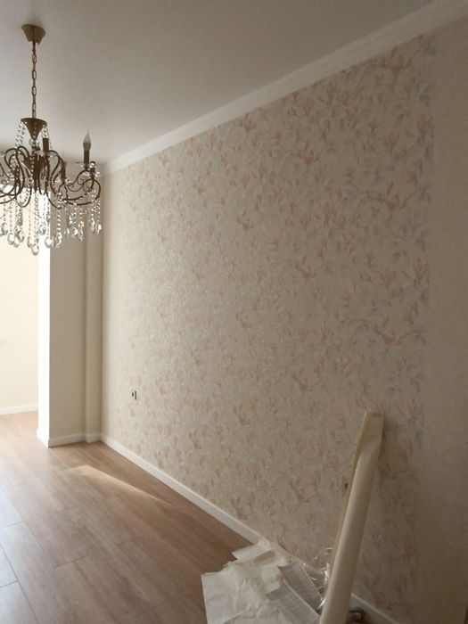 Поклейка обоев покраска стен