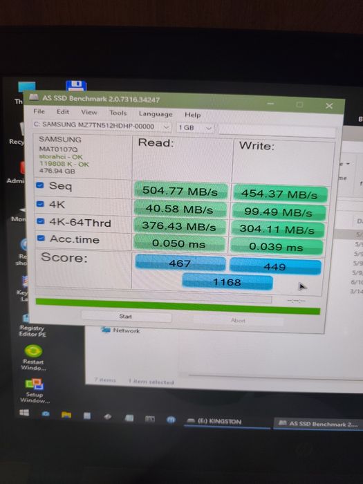 Ssd Samsung 500gb MZ7TN512HDHP 98%