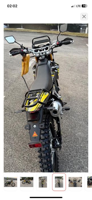 Мотоцикл эндуро 250 куб