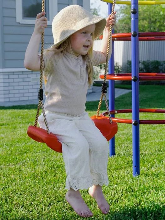 Качели подвесные пластиковые качела аттракцион детские площадки