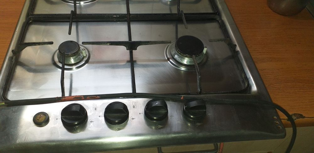 Plita gaz indesit de inox