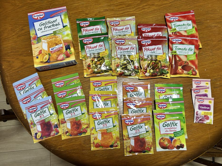 Lot produse Dr. Oetker pentru muraturi si dulceturi