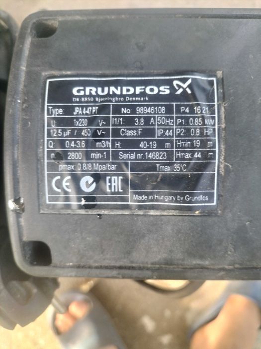 Pompa hidrofor grundfox