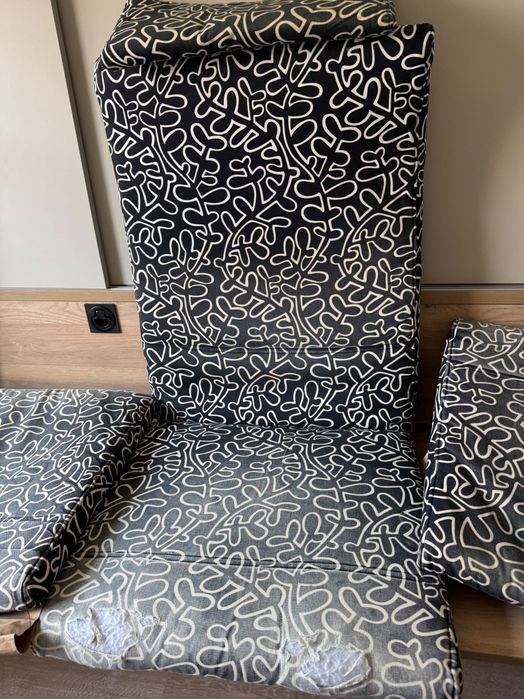 Set huse Poang scaun și taburet Ikea originale