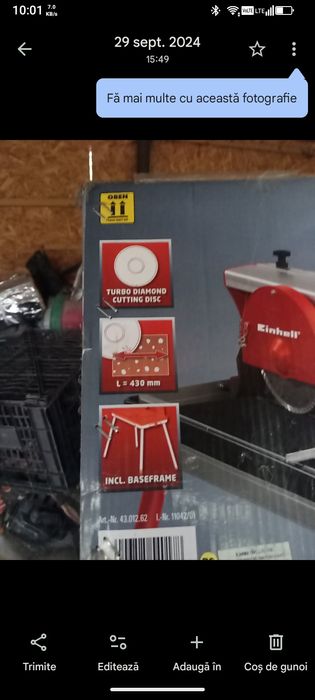Mașina de tăiat gresie și faianță