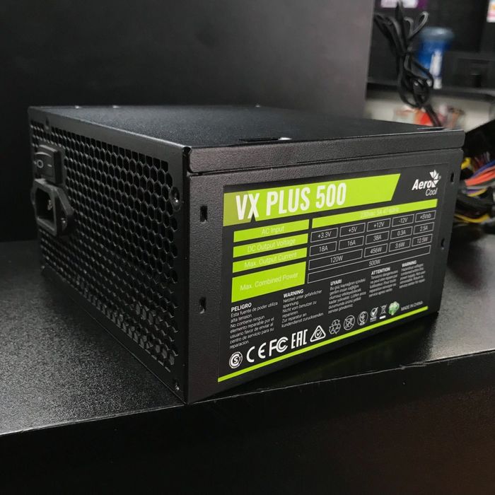 Блок питания Aerocool VX Plus 500
500 ватт
Доставка бор