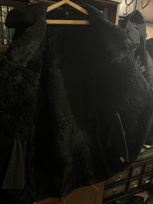 Полушубок из натуральной овчины, б/у