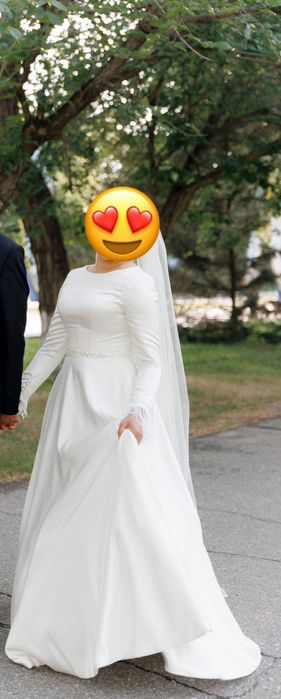 Свадебное платье , после химчистки