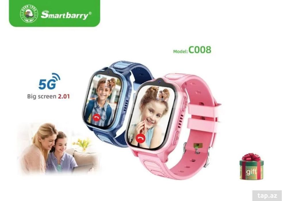 Bolalar aqili soati Smartbarry C008, 5G Smart watch,Детский умные часы