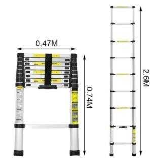Scara telescopica din aluminiu Haina H-UP260 2,6 metri