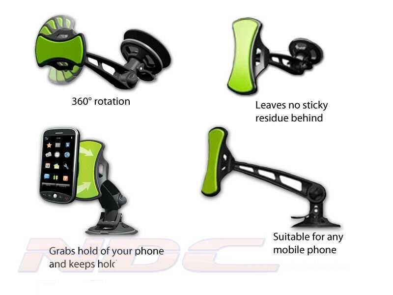 GripGo стойка поставка държач GPS телефон таблет кола автомобил бус