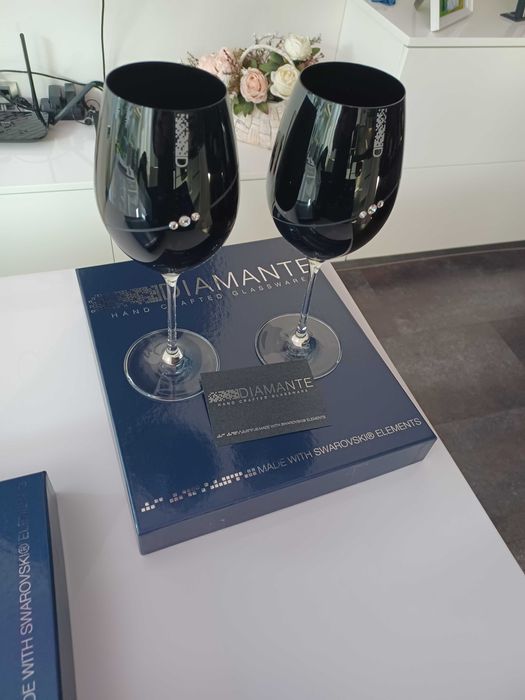 Кристални чаши ръчна изработка Сваровски