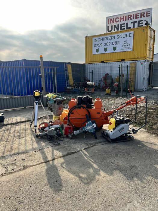 Inchireiz betoniera scarificator generator curent cilindru gazon