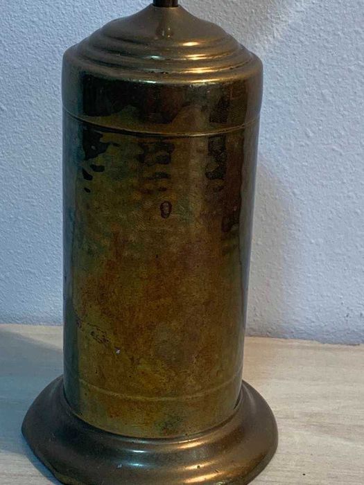 Стара бронзова четка(метличка-конски косъм)за камина -1940г