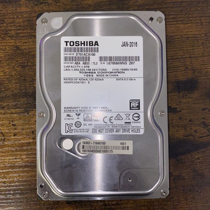 Unitate de stocare TOSHIBA 1TB