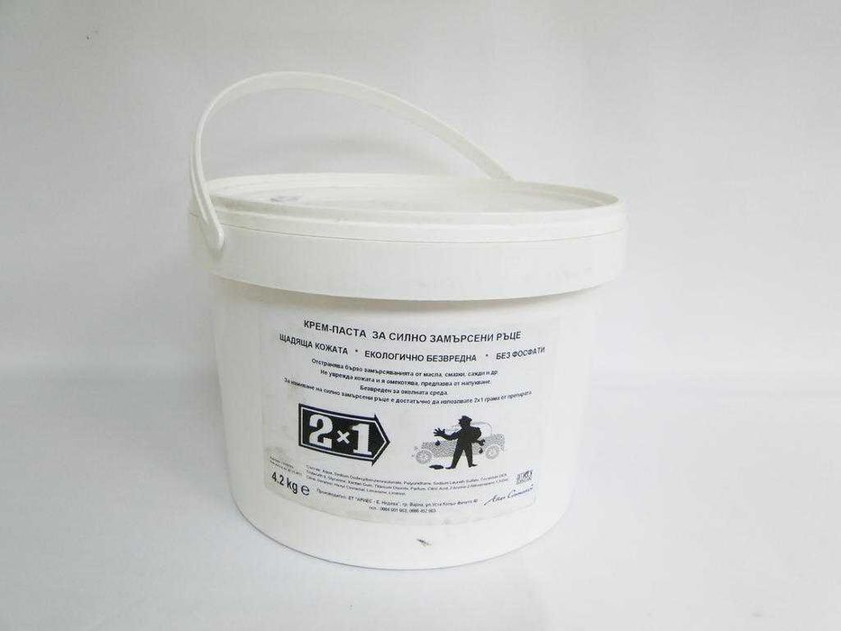 Крем-паста(каша)за силно замърсени ръце 4,2кг.