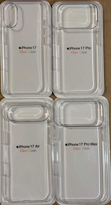 1 Husa Transparenta sau silicon iPhone seria 17 Air/Pro/Max