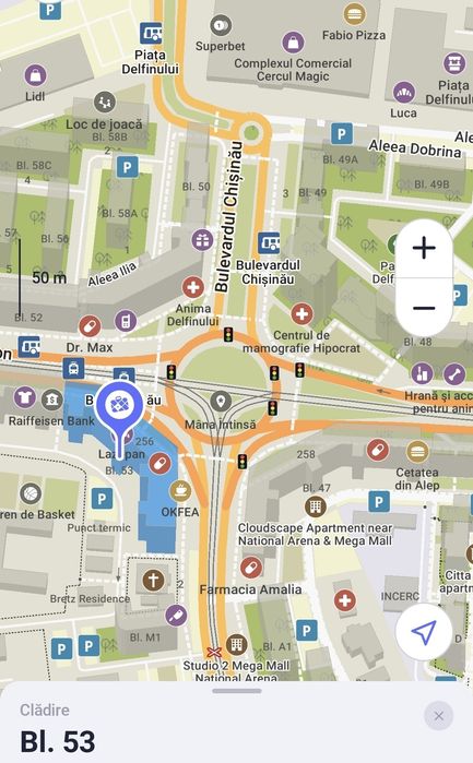 Proprietar garsoniera decomandata Mega Mall