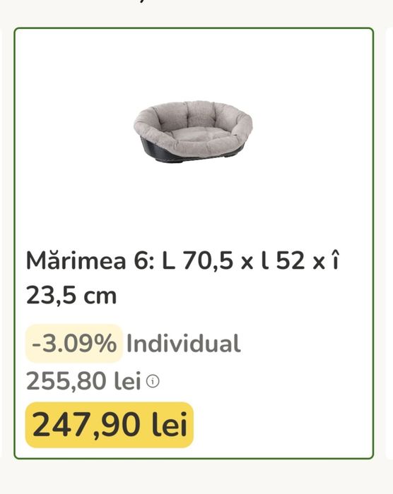Coș Ferplast Siesta Deluxe – aproape nou