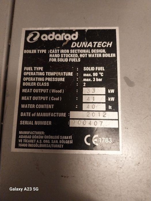 Centrala pe lemne DUNATECH