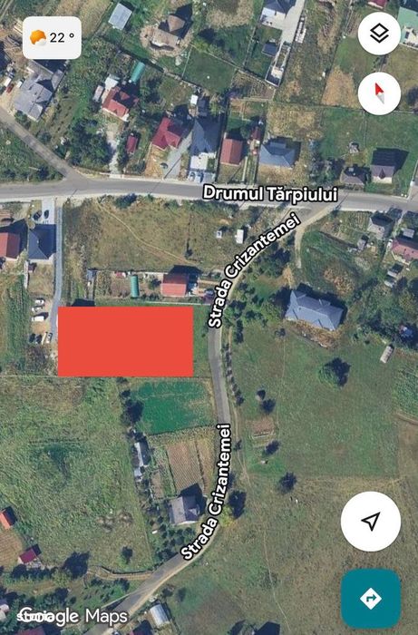 Teren strada Crizantemei zona Tarpiului