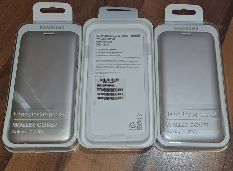 Husa flip smart activa originala Samsung Wallet Cover J7 2017 J730