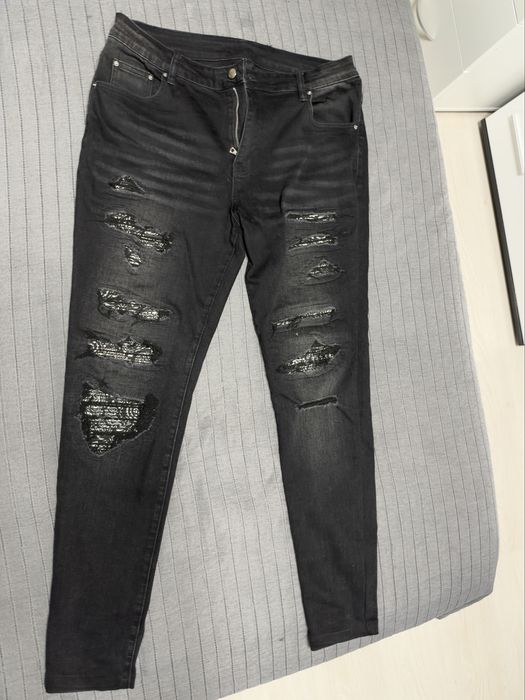 Blugi Black Bandana Slim fit