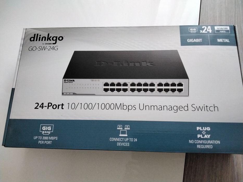 Switch Dlink 24 porturi,sigilat