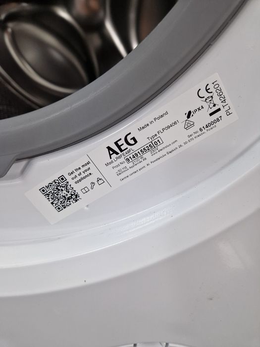 Пералня Aeg Serie 6000 A+++ 9 кг Нова