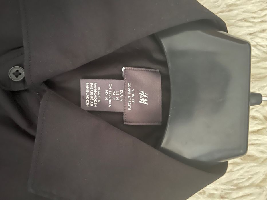 H&M Черна мъжка риза