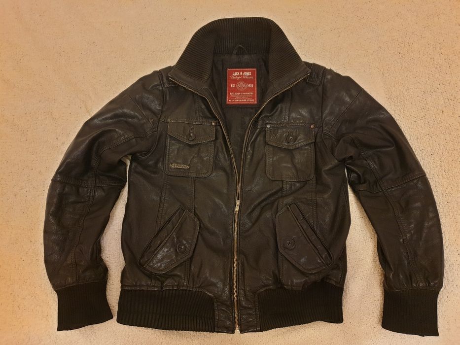 Кожено яке Jack & Jones