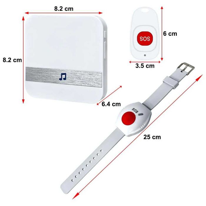 Alarmă mobilă Buton de apel de urgență pentru seniori