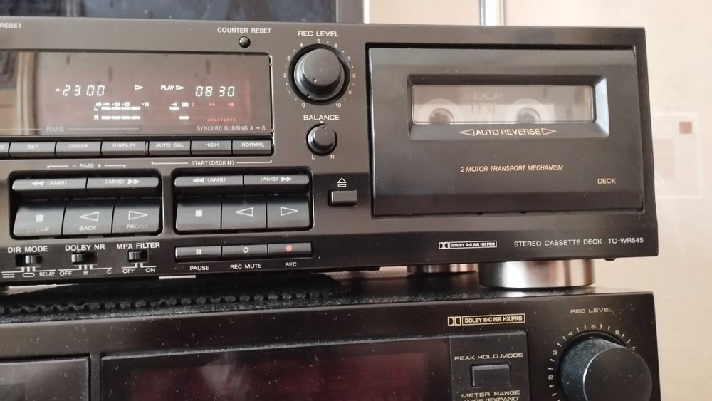 Кассетная дека sony tc-wr545.
