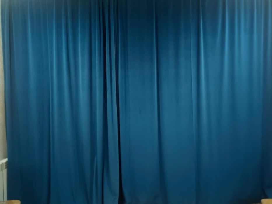 Велюровые шторы плотные