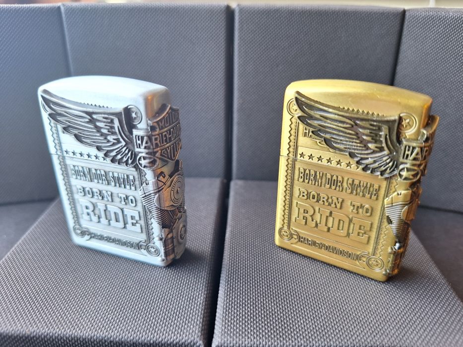 Газови метални запалки Harley Davidson (релефни)