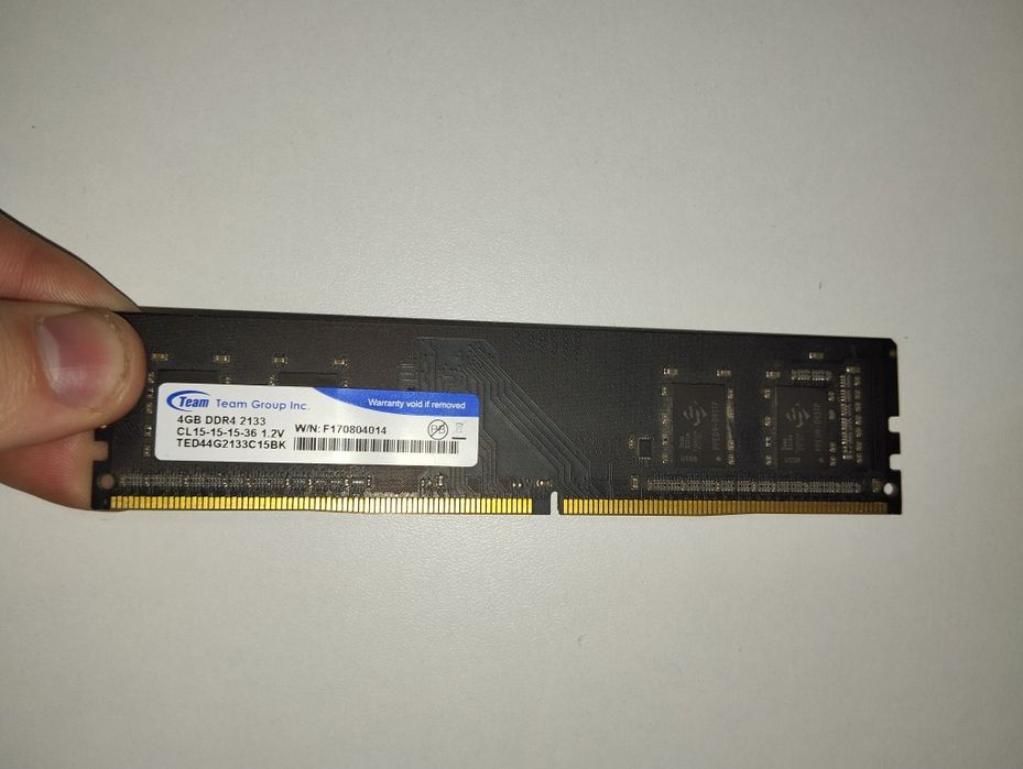 Оперативная память TeamGroup 4гб 2133гц DDR4