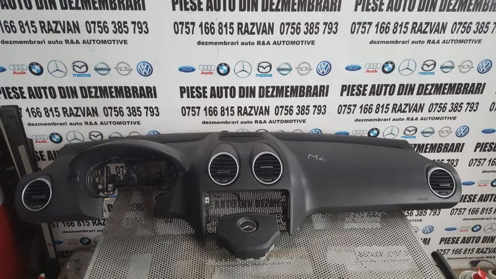 Plansa Bord Kit Airbag Mercedes ML W164 Volan Stanga Impecabila