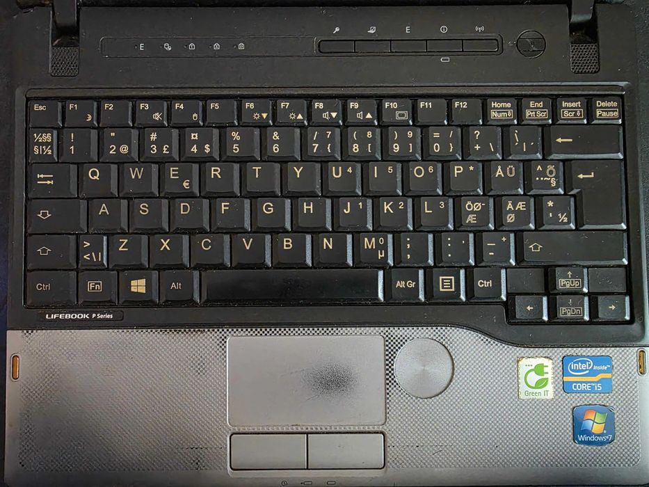 Лаптоп Fujitsu P702 + диагностика