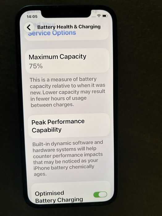 iPhone  12 black 128 gb
