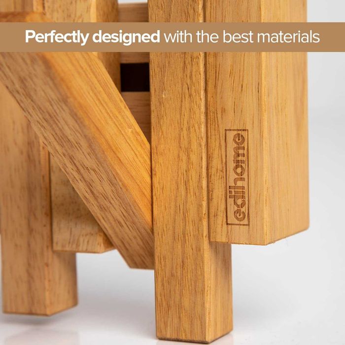 Cuier de perete, Lemn 100% natural, Rezistent, Elegant, Include elemente de fixare