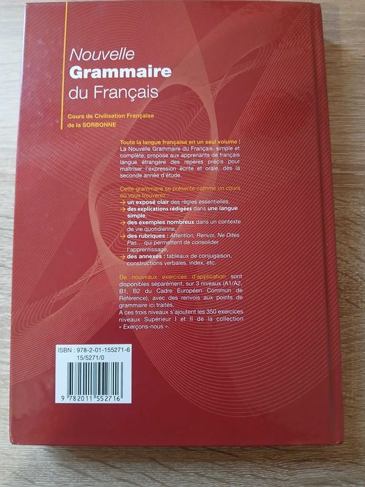 Gramatică Nouvelle Grammaire du Français, editura HACHETTE