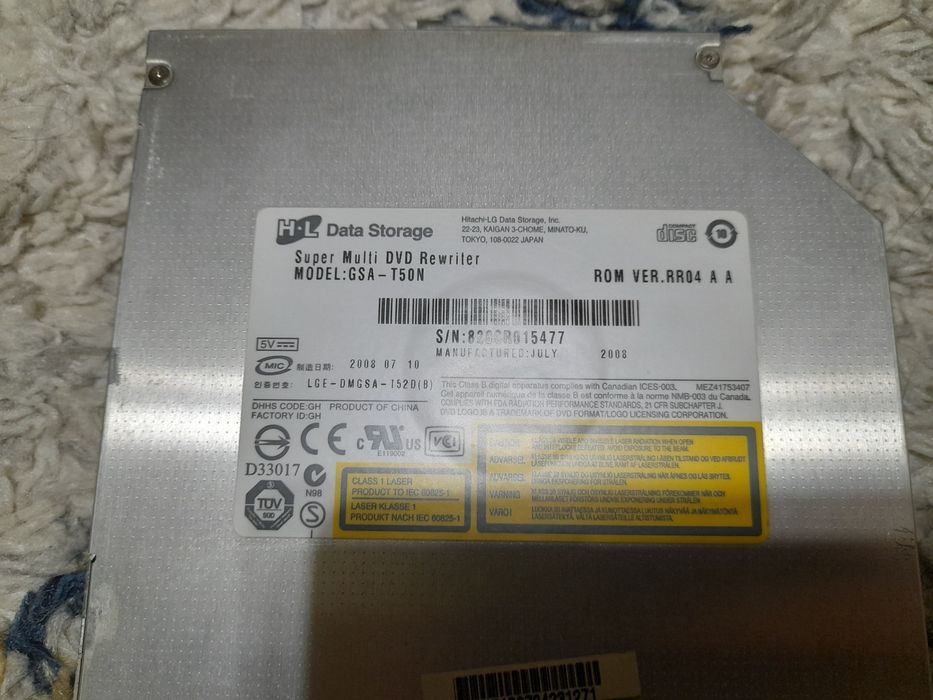 DVD RW в хорошем состоянии