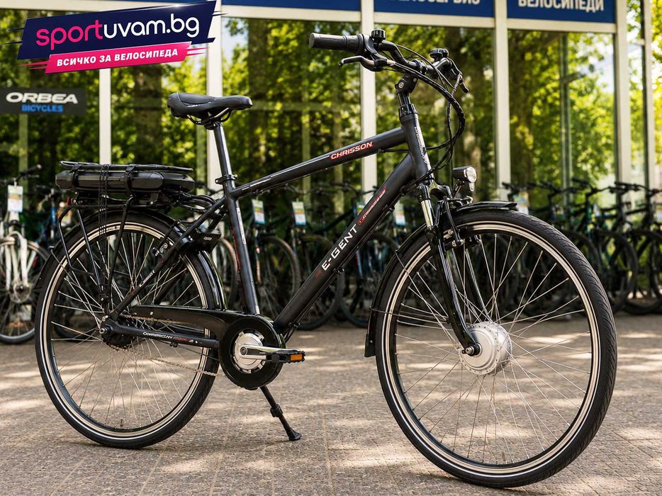 НОВ Електрически Велосипед Chrisson E-Gent 28 Black Matt - БЕЗПЛАТНА ДОСТАВКА