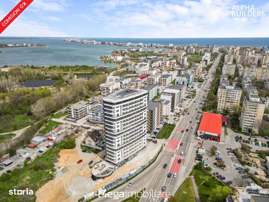 #Tomis Tower: 2 camere în bloc nou finalizat · Încălzire în pardoseală